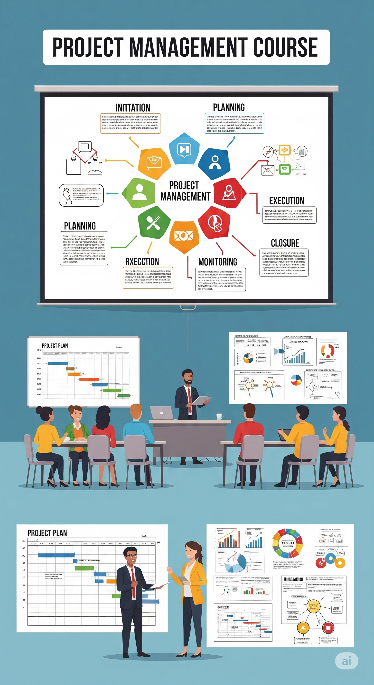 دورة إدارة المشروعات - Project management course
